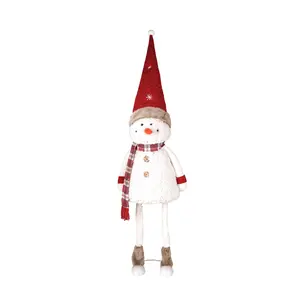 C&F Home Plush Bobble Snowman Figurine