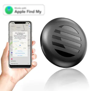Air Tag Tracker with Case-1/2/4 Pack (2-color Silicon Case：White/Black), Key Finder Works with Apple Find My(iOS only), Smart GPS Tag for Luggage, Bags,Keys Pets-Replacement Battery, wireless Locator, Wireless Positioning Tracker