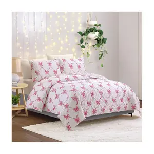 Modern Heirloom Abigail Bow Reversible Full/Queen Quilt Set