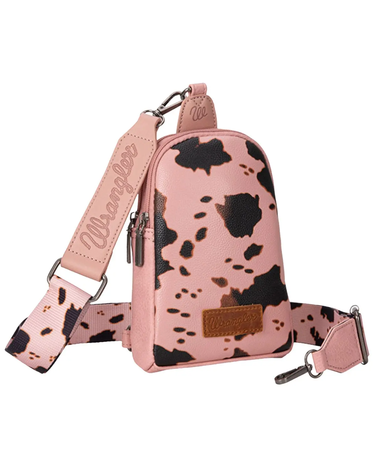 Wrangler Women's Women'S Cow Print Sling Bag - Wg133-210 Pk