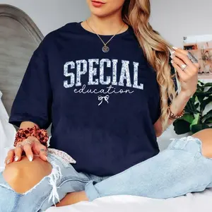 Special Education Teacher T-Shirt OR Sweatshirt, Sped Team , Sped Teacher t-shirt , S Autism Teacher Cotton Fabric