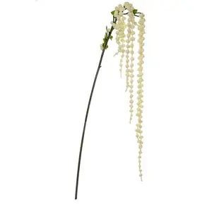 64" Artificial Amaranthus Hanging Spray Cream
