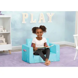 Unicorn Cozee Flip Out Chair - 2-in-1 Convertible Chair to Lounger for Kids