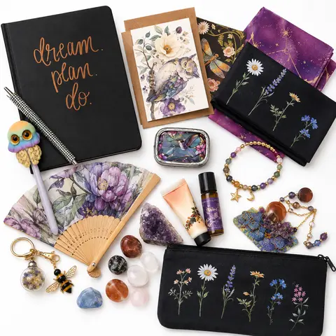 Moonflower & Wild Bloom Curated Craft & Lifestyle Bundle | Bookish, DIY Kits & Self-Care Set