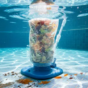 【Yousky】Rechargeable Pool Leaf Vacuum with Telescopic Pole, 83GPM Powerful Suction– Cordless Pool Skimmer for Inground & Above Ground Pools with 6.6Gal Leaf Catcher Bag for Heavy Debris Areas