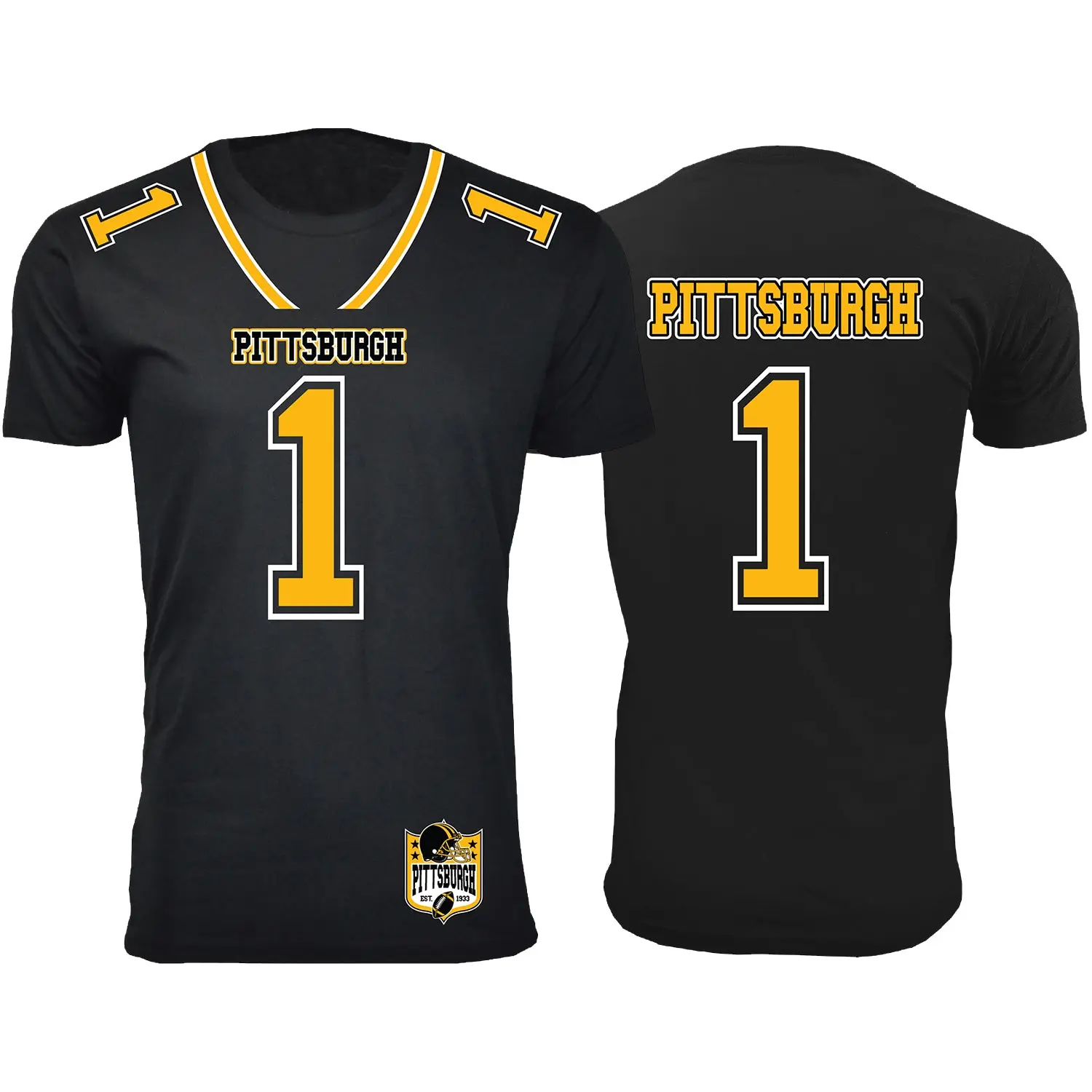 Men Football Team Jersey T-Shirt - Pittsburgh
