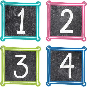 Chalk It Up! Colorful Chalk Calendar Days (10881)