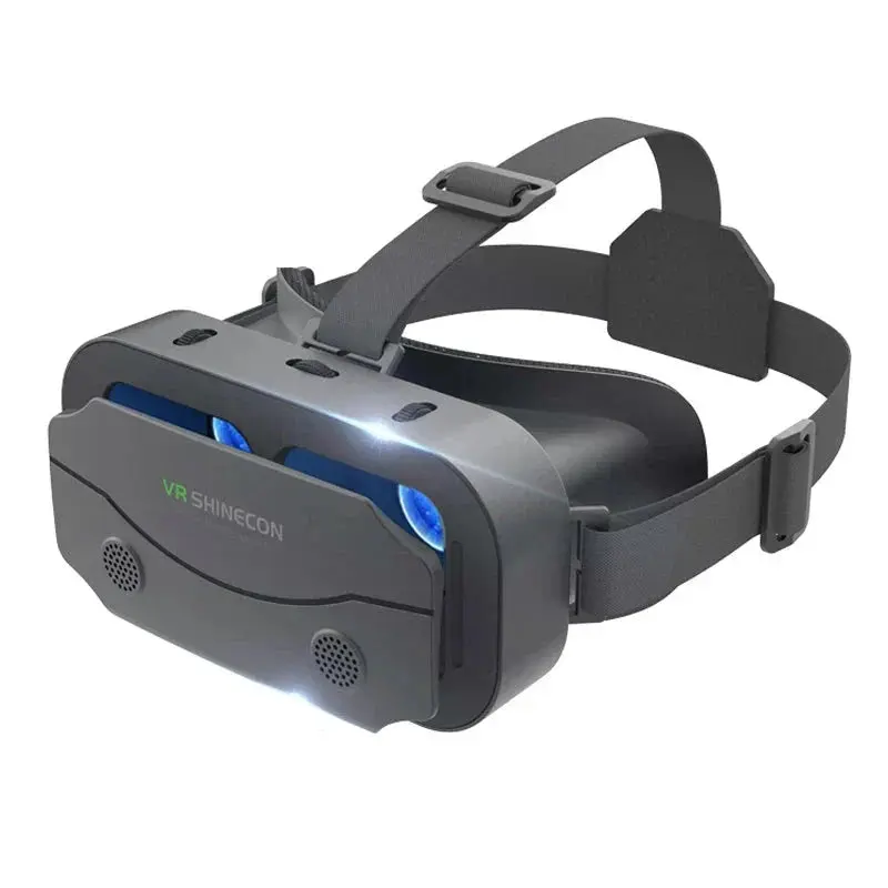 3D Virtual Reality Glasses with Adjustable Smart Goggles for Smartphones, Compatible with Mobile Games, Wearable