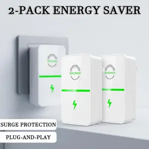 90V-250V Household Plug-In Power Box US Plug Electricity Saving Box, Energy Power Savings Device to Reduce Electric Bill Plug-In Power Device, Box with US Plug - Power Energy Electricity Factor Saver Smart Intelligent Plug in Home Office Voltage Outlet