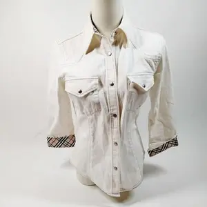 Pre-owned other Small Leather Goods Burberry Jackets Ladies Cotton Polyurethane 12189127397/283164