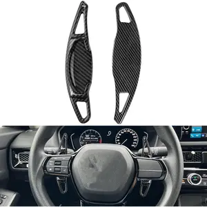 Paddle Shift Extensions Compatible with  Civic, Accord/CR-V - Fits 11th Gen Civic 2022-2024, Accord/CR-V 2023-2024 - 10th Gen Civic Accessories, Paddle Shifter Covers (Black)