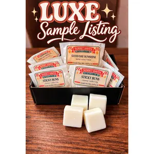 Wax Melt Samples | 0.5 oz Soy Blend Scented Wax Melts | Try Before You Commit