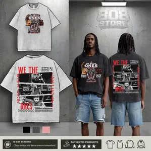 We The One Wash T-Shirt , Tank Top, Hoodies – Vintage Oversized WWE Wrestling Tee Inspired by Roman Reigns & The Bloodline Era, Tribal Chief Legacy & Retro Wrestling Streetwear Merch Cotton graphic tee t shirts Seamless Seamless