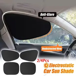 New Auto Sun Shade Cover Front Rear Side Window Shield Car Sun UV Blocking Electrostatic Sun Visor Curtains for Car Side Window