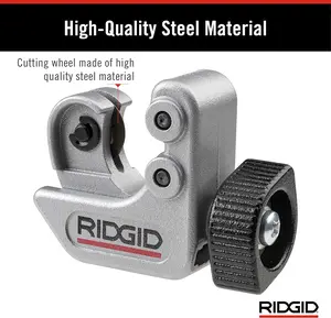 Ridgid Model 101 Close Quarters Tubing Cutter 40617 1/4 to 1-1/8 Inch Adjustable Cut for Copper Aluminum Brass & Plastic Tools