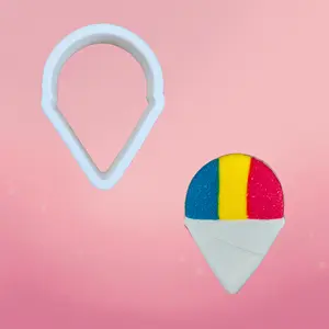 Snow Cone Cookie Cutter