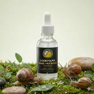 LOOKMAXX Snail Mucin B5 Face Serum | Barrier Repair for Sensitive & Acne-Prone Skin