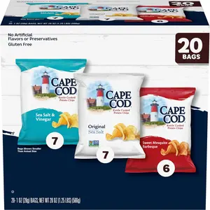 Variety Pack Chips, 20 Count 1 Oz