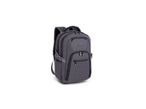 Urban Factory Heavee Eco-Designed Dual Compartment Travel Backpack for 10.5" to 15.6" Notebook - Dark Gray  HTE15UF