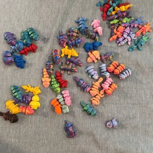 60-Piece 3D-Printed Animal Kingdom Model Set, Unique Animal Decorations for Room, Garden, Aquarium and Holiday Scenes, Home Decor Statues