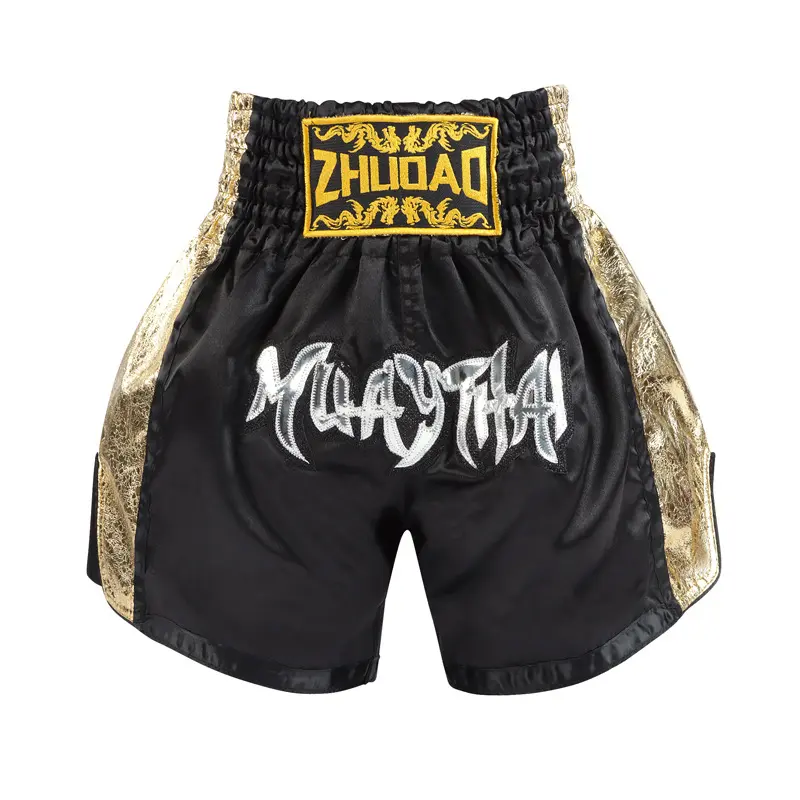 New Arrival Black Gold Muay Thai Pants New Style