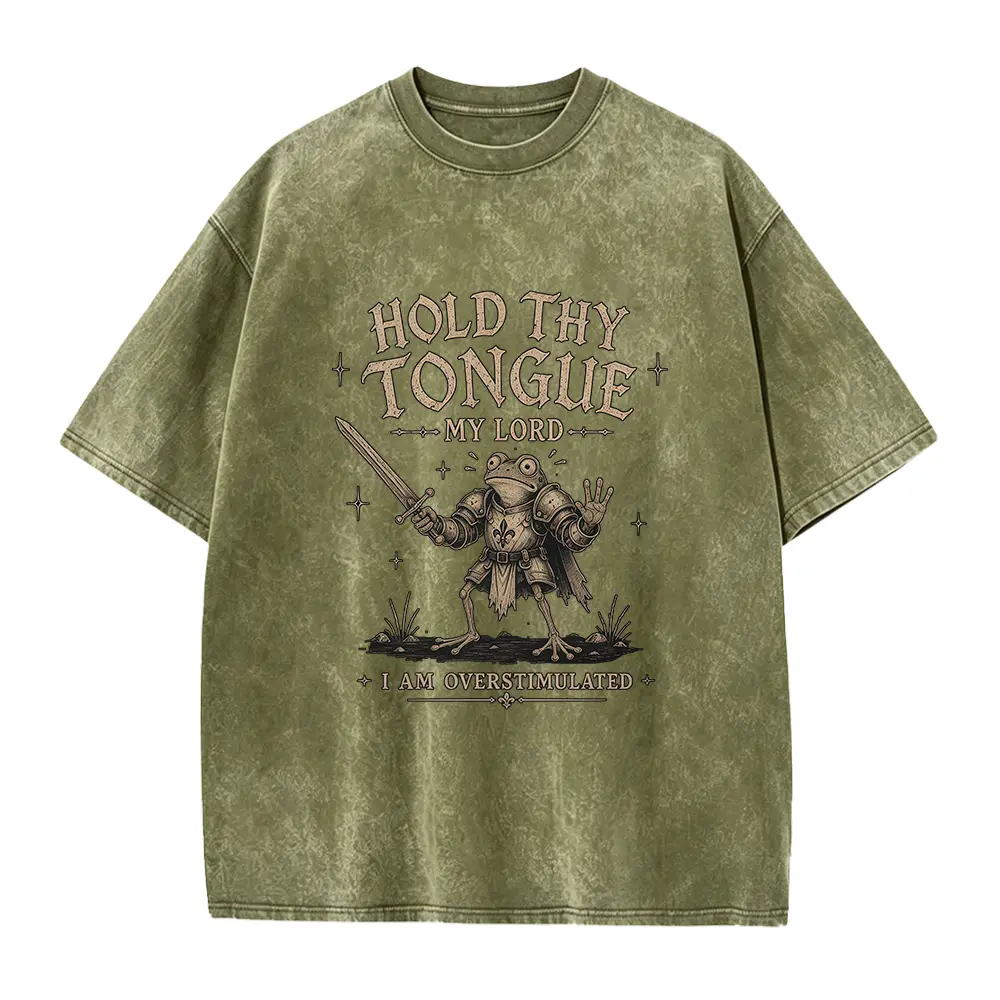 Funny Frog Knight Shirt, Medieval Frog Graphic T, Fantasy Meme T Shirt, Cottagecore Frog Shirt, ADHD Anxiety Humor Tee, Retro Amphibian Art