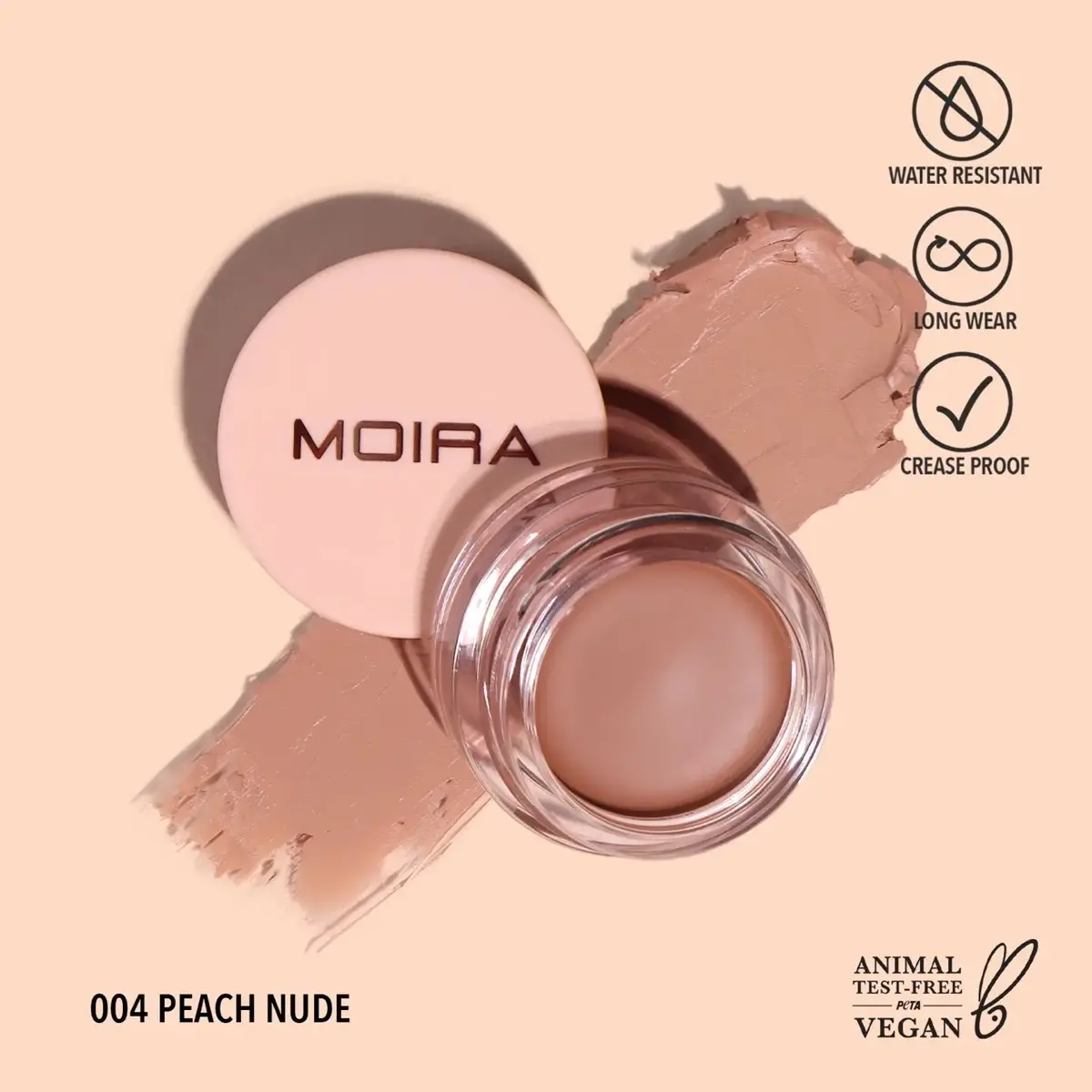 Peach Nude Primer Cream Shadow for Eye Makeup