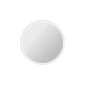 Elegant Kitchen & Bath MRE6B45SL 45 in. Round LED Front & Backlit Wall Mirror, Silver