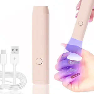 360 ° multi-functional handheld UV lamp bracket and mini UV LED nail lamp gel nail, handheld ticket light nail, USB nail dryer fast curing, portable gel LED UV nail lamp nail, DIY nail salon at home