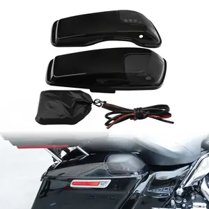 TCMT Saddlebags Lids Speaker Cutouts Fit For Harley Street Glide Ultra-Classic 2014-2024