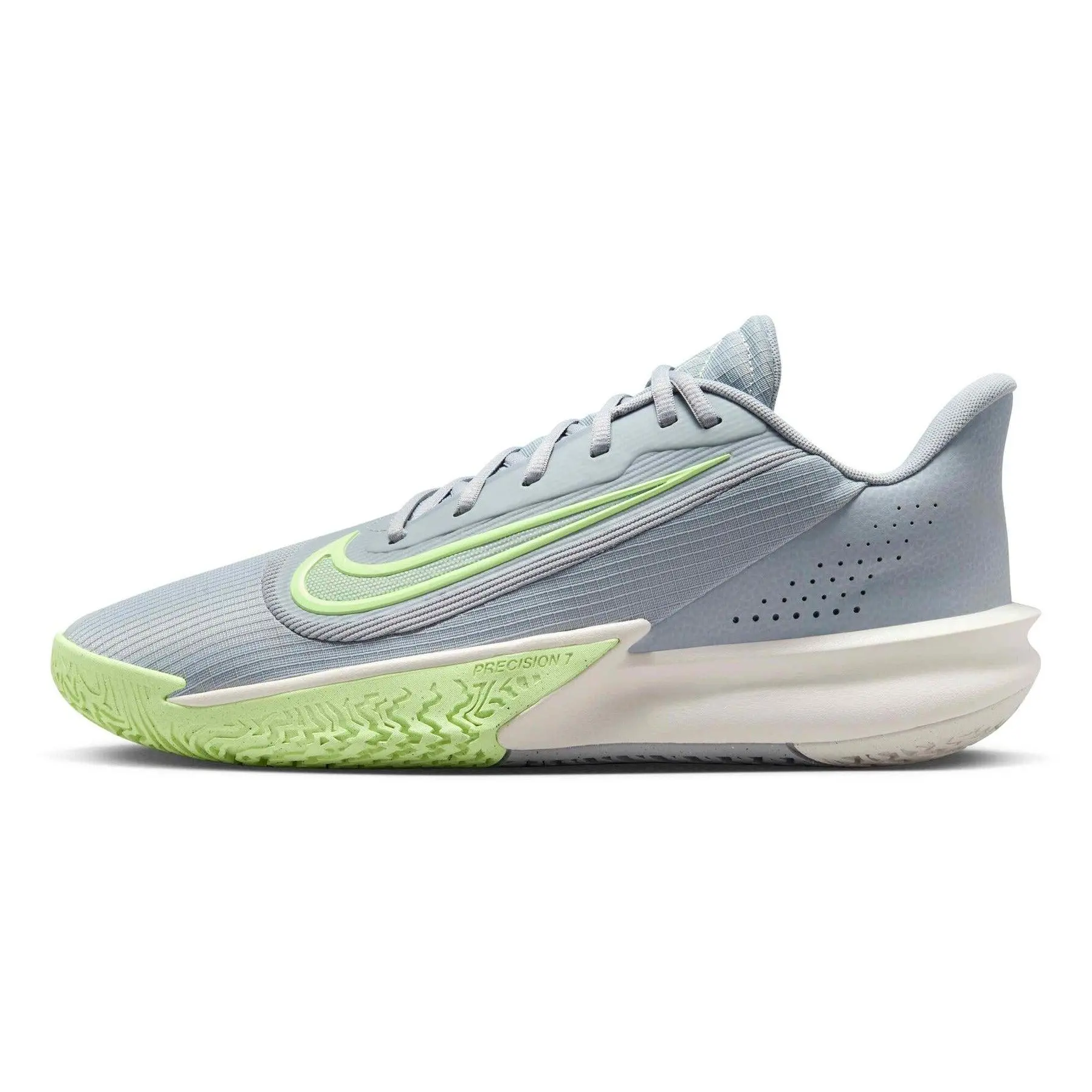 [HJ9153-002] MENS NIKE PRECISION 7 'WOLF GREY BARELY VOLT'
