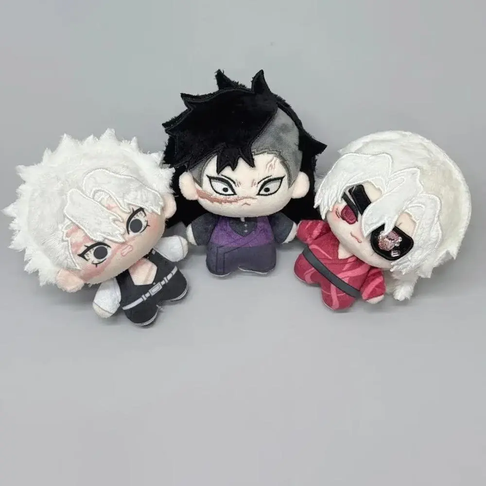 10cm Shinazugawa Sanemi Plush Doll Pendant Mini Genya Stuffed Doll Keychain Tengen Plusie Toys Fan Kids XMAS Birthday Gift