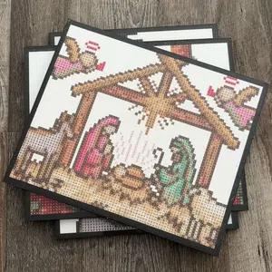 Christmas Nativity Diamond Painting Sign, Use Your Leftover Drills