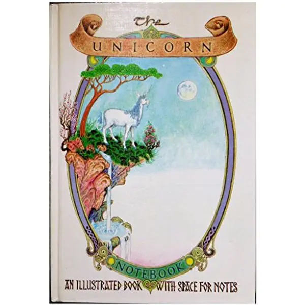 Used Illuminated Hardcover The Unicorn Notebook by Michael Green - 1.04 lb Portable Notebook, Note Taking Supplies, Office/School Stationery Gift, Journaling Tool (Used Condition)