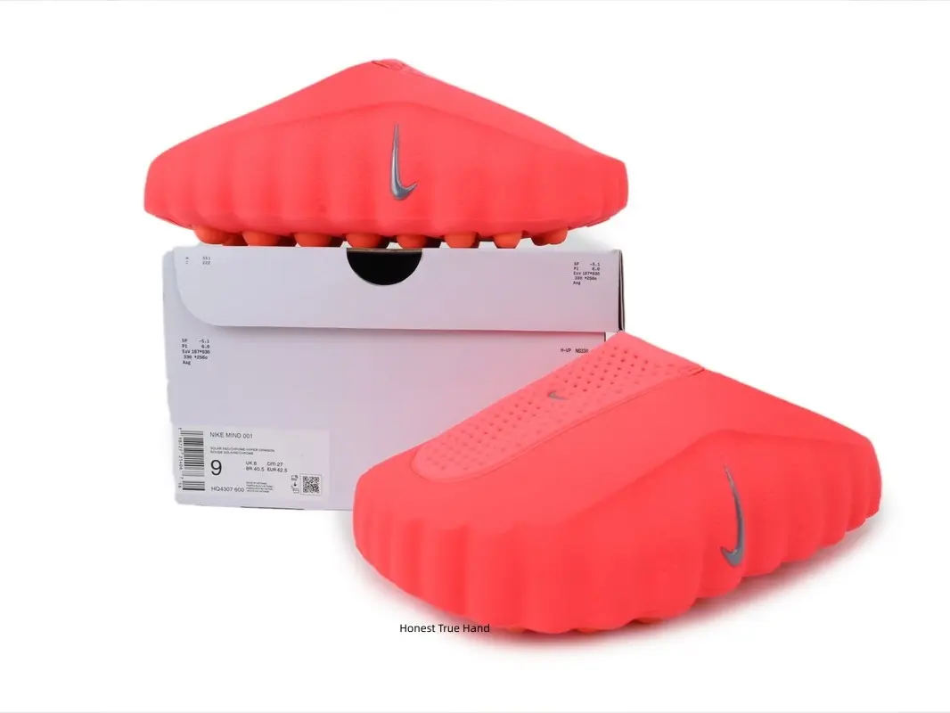 Trendy Unisex Slip‑On Open‑Toe Wavy Slides, Bright Red Thick Platform EVA Footwear, Breathable Perforated Upper, Grippy Orange Dotted Traction Sole, Fashion Slippers Great For Street Shooting, Relaxing Outings And All‑Day Comfort Wearing