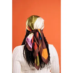 100% Silk Head Scarf