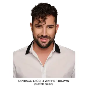 Santiago Lace Front Top of Head | Men's Hair Replacement System