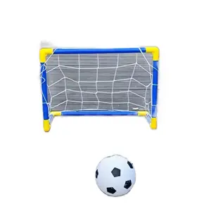 Choice Indoor & Outdoor Football Goalie Set with Ball - Portable Kids Sports Equipment for Backyard Play