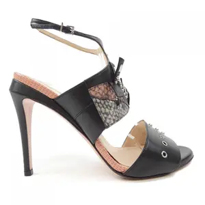 Pre-owned FENDI Others Small Leather Goods Leather Sandals