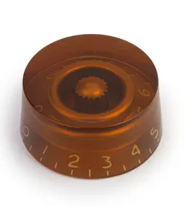 Amber Speed Guitar Knobs for Les Paul Split Shaft Pots  0-10
