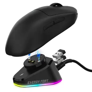 SIKAI Magnetic Wireless Gaming Mouse Charging Dock FOR Logitech G Pro X Sperlight 2 G502 Lightspeed Charger for Razer DeathAdder Naga Viper Basilisk