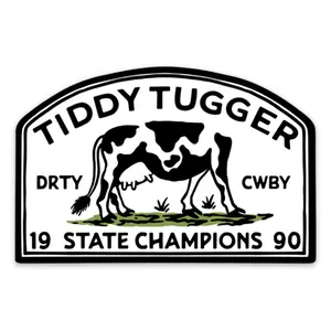 DIRTY COWBOY USA Tiddy Tugger State Champs Decal