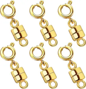 Necklace Clasps and Closures, Plated  Clasps Converters for Bracelet Necklaces Chain