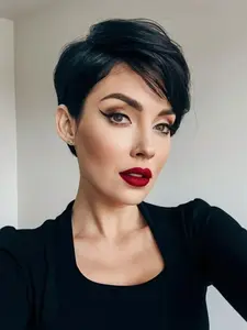 100% Real Human Hair 10-Inch Pixie Cut Wig with 13x6x1 Lace Front for a Perfect Natural Look. Stylish & Simple, Ideal for Daily Wear, Parties, & Special Occasions. Breathable Design for Ultimate Comfort. Lace Frontal Wigs
