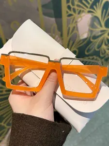 Half Frame Eyeglasses, Trendy Casual Eyeglasses for Everyday Use, Fashion Accessories for Outdoor Activities