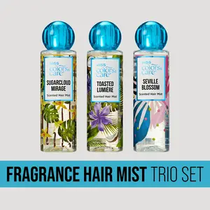 KISS Colors & Care Clean Fragrance Hair Veil Mist Trio Set Bundle