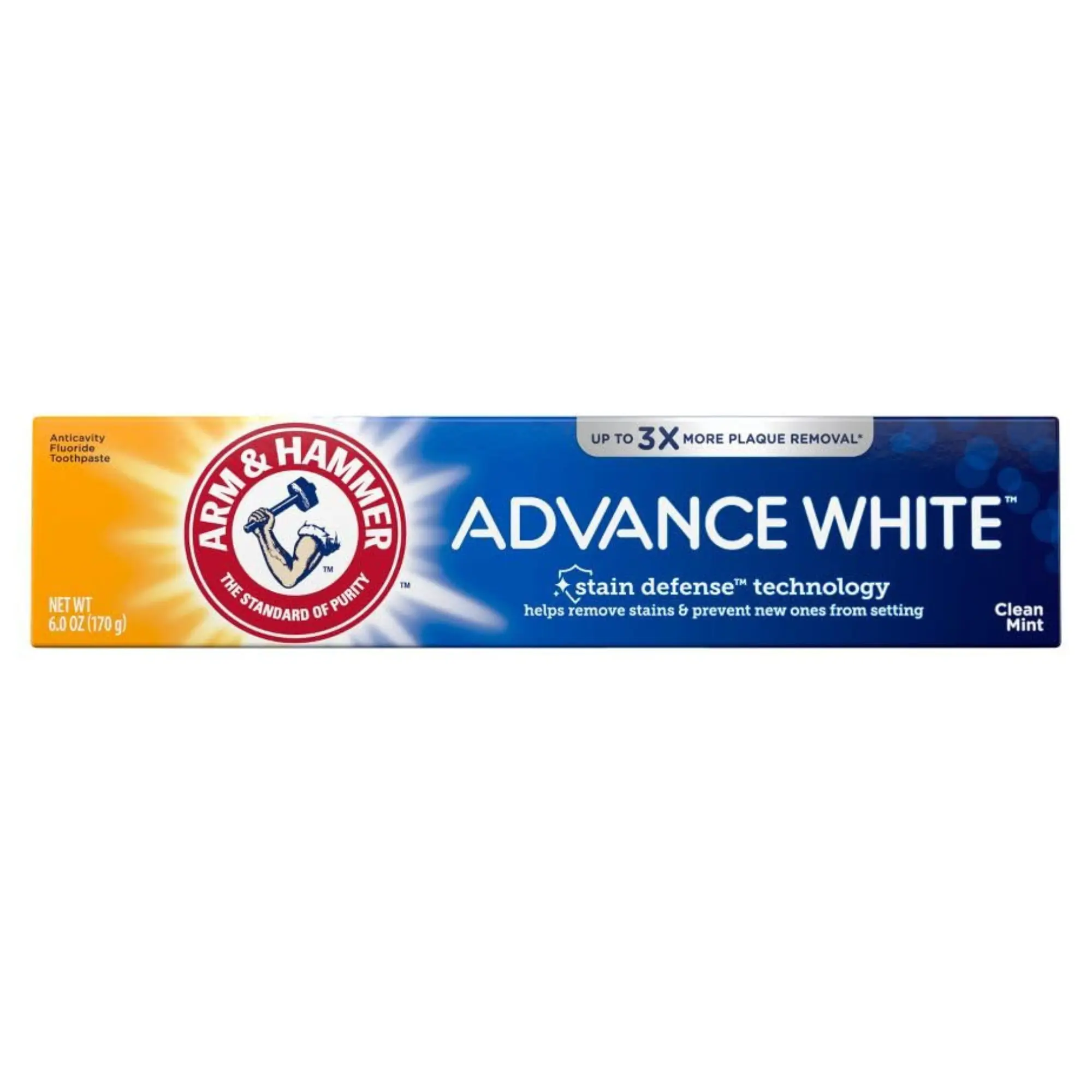 ARM & HAMMER Advance White Extreme Whitening Toothpaste with Stain Defense Clean Mint 6.0 OZ