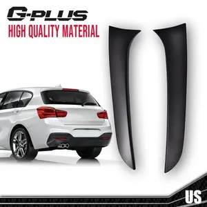 Fit For 2012-2019 BMW F20 F21 Rear Trunk Window Side Wings Spoilers Matte Black G-PLUS