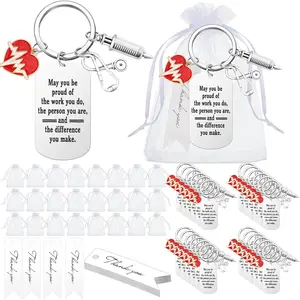 72 count Nurse Appreciation Gifts Include 24 Nurse  24 Tassel Organza Bag and 24 Tag Thank You Gifts for Party