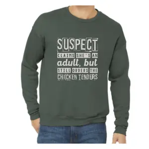 Bella and Canvas sweatshirts are sure to make you laugh! Seriously the SOFTEST sweatshirts! These run true to size: Pullover Crewnec